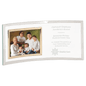 Jade Glass Crescent with Gold Horizontal 5" x 3 1/2" Frame