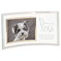 Jade Glass Crescent with Gold Horizontal 7" x 5" Frame