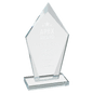 Small Diamond Clear Glass Award
