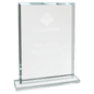 Large Rectangle Clear Glass Award