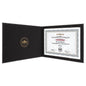 Black/Gold Leatherette Certificate Holder for 8 1/2" x 11" Certificate