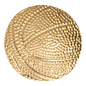 Basketball Metal Chenille Pin