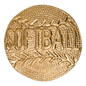 Softball Metal Chenille Pin