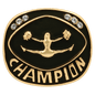 Cheer Metal Champion Ring Insert (Price includes ring ordered by size)