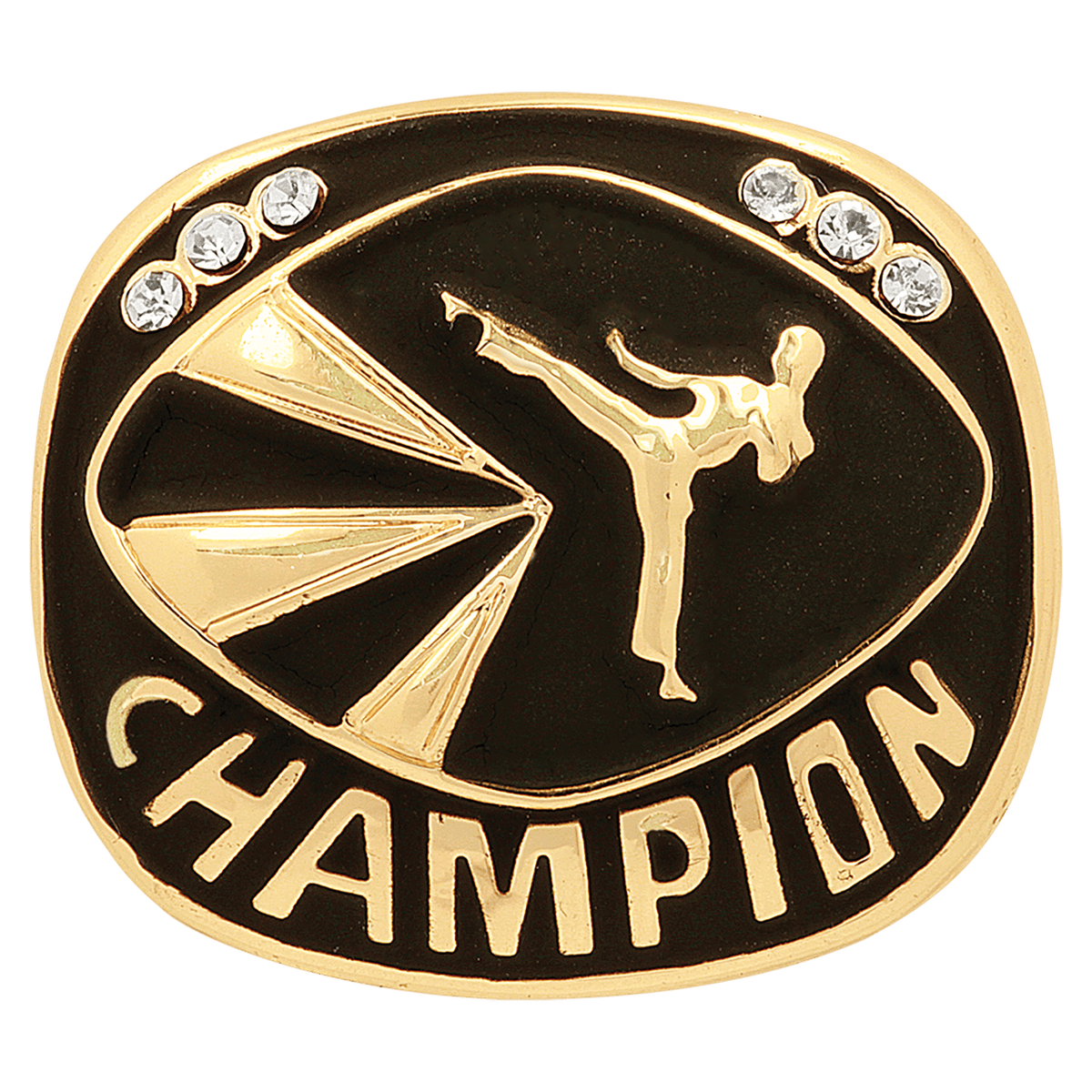 Martial Arts Champion Ring Insert (Price includes ring ordered by size)