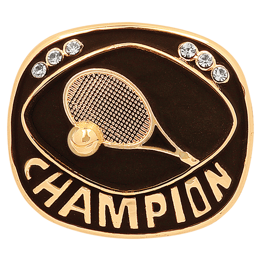 Tennis Champion Ring Insert (Price includes ring ordered by size)