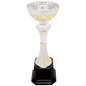 Silver/Gold Metal Cup-9 3/4"