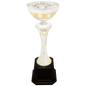 Silver/Gold Metal Cup-10 3/4"