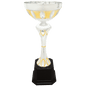 Silver/Gold Metal Cup-13 1/2"