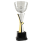 Silver/Gold Textured Metal Cup-16 1/2"