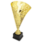 Gold Metal Flag Cup-15 1/2"