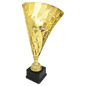 Gold Metal Flag Cup-18"