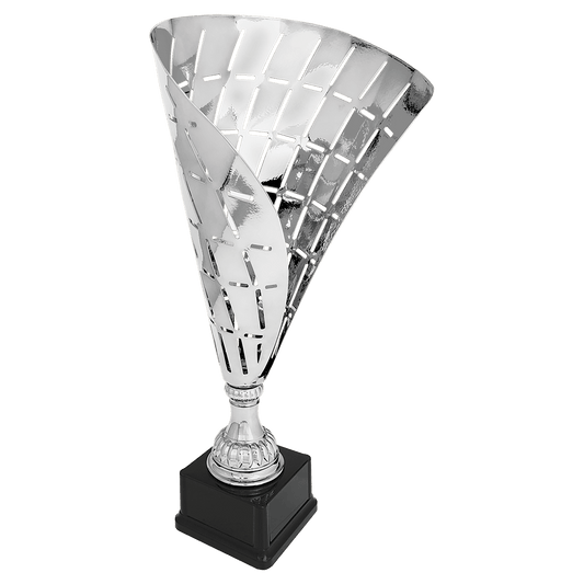 Silver Metal Flag Cup-18"