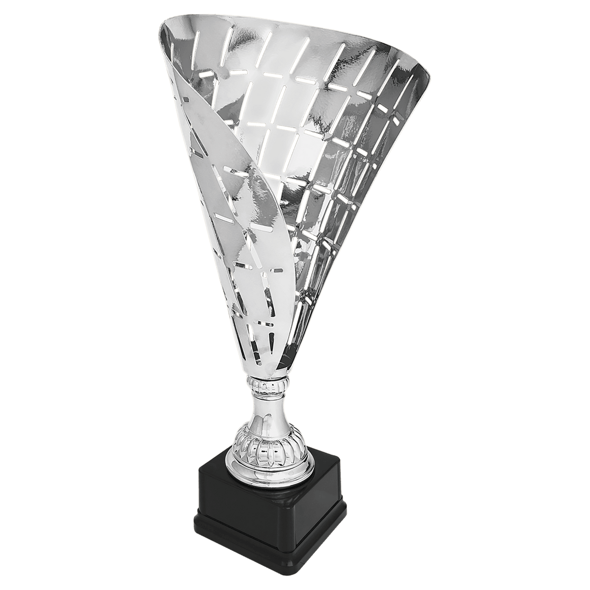 Silver Metal Flag Cup-19 1/2"