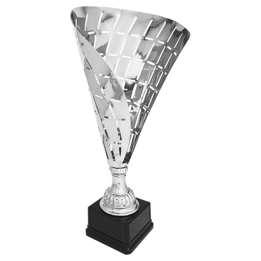 Silver Metal Flag Cup-19 1/2"