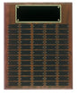 Cherry Finish Perpetual Plaque with 60 Plates
