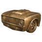 Antique Gold Car Grill Resin