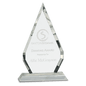 10" Crystal Diamond on a Clear Crystal Base