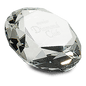 4" Crystal Diamond Paperweight