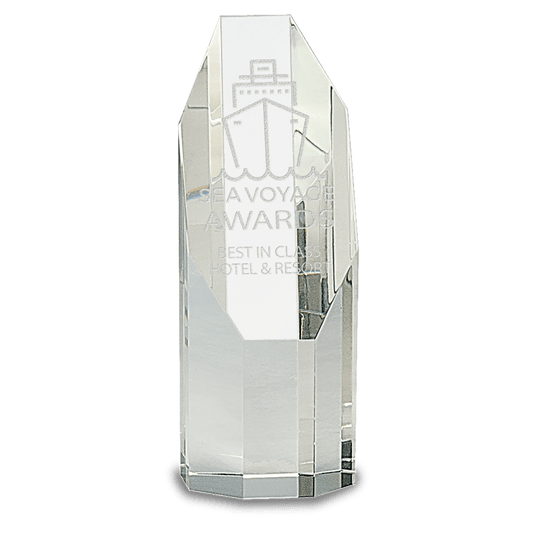 6" Crystal Octagon Tower