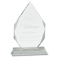 7" Crystal Diamond on a Clear Crystal Base