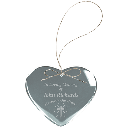 Crystal Heart Ornament