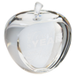 Crystal Apple with Flat Face