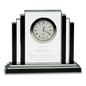 Premier Crystal Clock with Black Crystal Trim