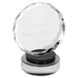 Medium Round Crystal with Black/Clear Base