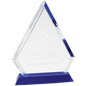 9 3/4 Crystal Diamond with Blue Base