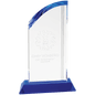 Medium Crystal Arch with Blue Base