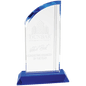Small Crystal Arch with Blue Base