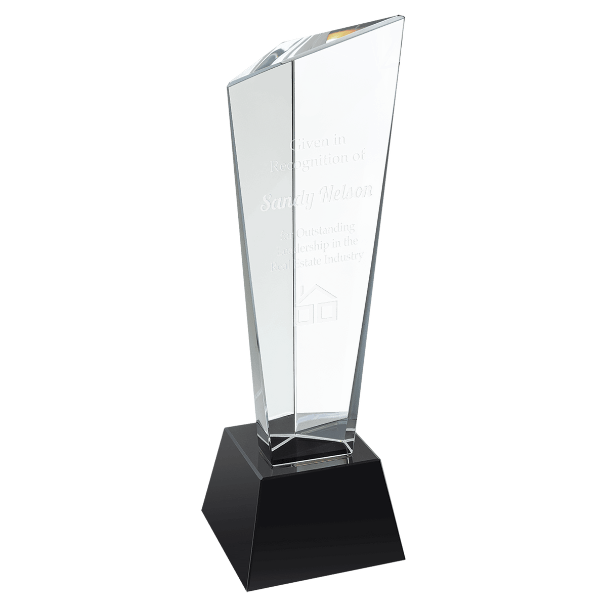 Crystal Medium 3D Rising Peak