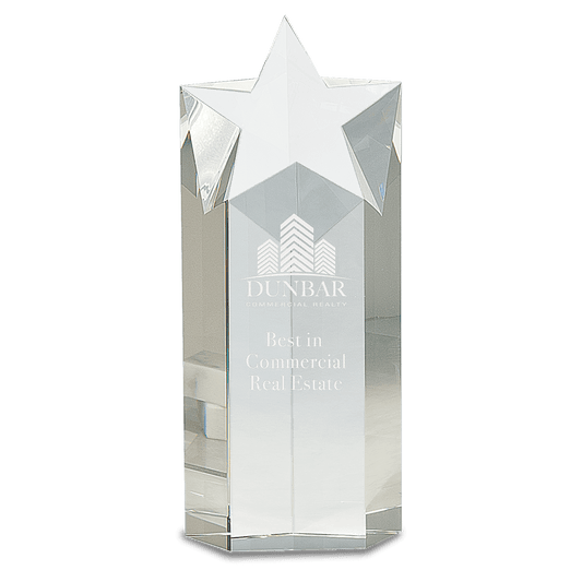 10"  Crystal Star Column