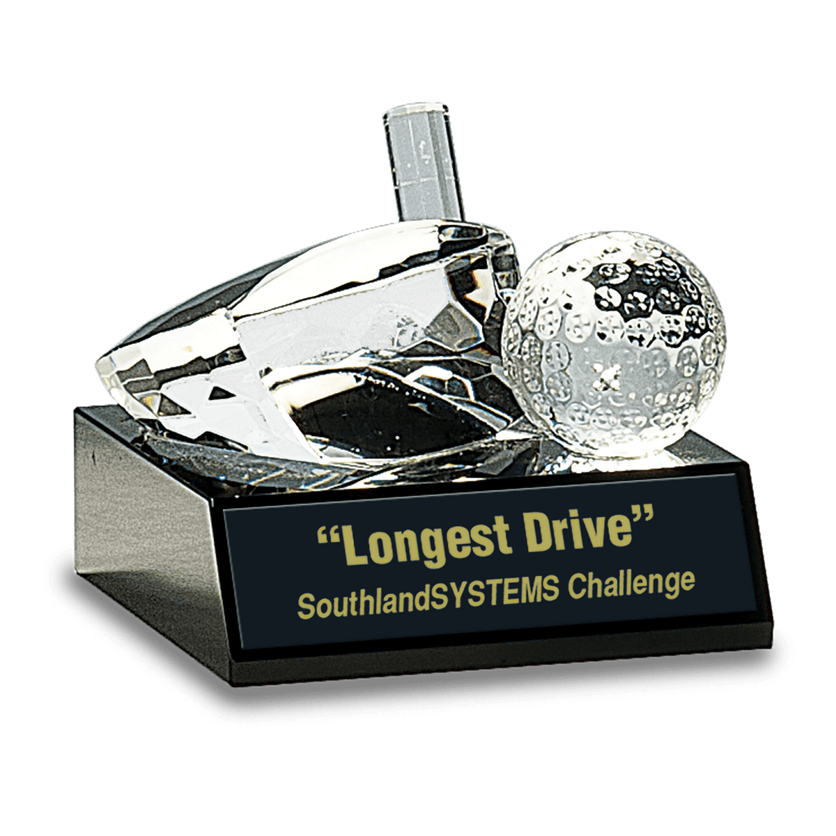 Crystal Golf Paperweight