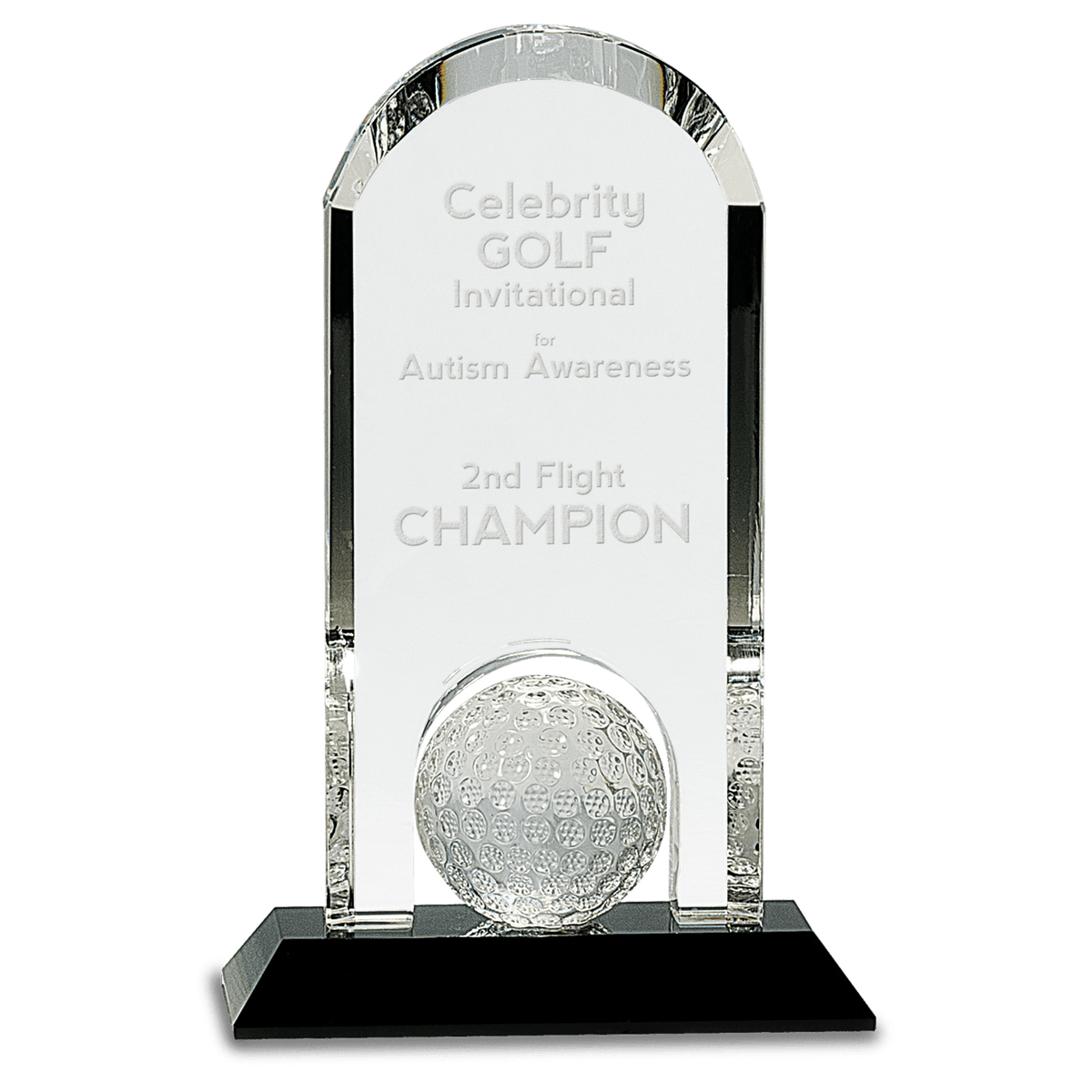 9" Crystal Golf Dome