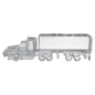 Crystal Large Semi Truck