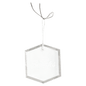 Crystal Hexagon Ornament