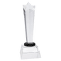 Small Crystal Rising Star with Clear Base