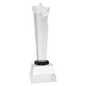 Medium Crystal Rising Star with Clear Base