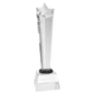 Large Crystal Rising Star with Clear Base