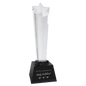 Medium Crystal Rising Star with Black Base