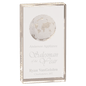 7" Crystal Rectangle with Etched Globe