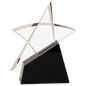 8 3/4" Premier Crystal Outline Star on a Black Crystal Base