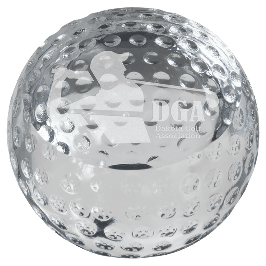Crystal Golf Ball-3 1/8"