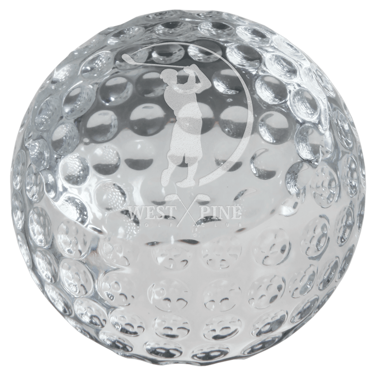 Small Crystal Golf Ball