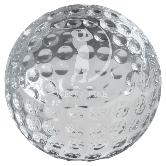 Small Crystal Golf Ball