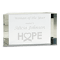 7" x 4 1/4" Crystal Facet Block Award