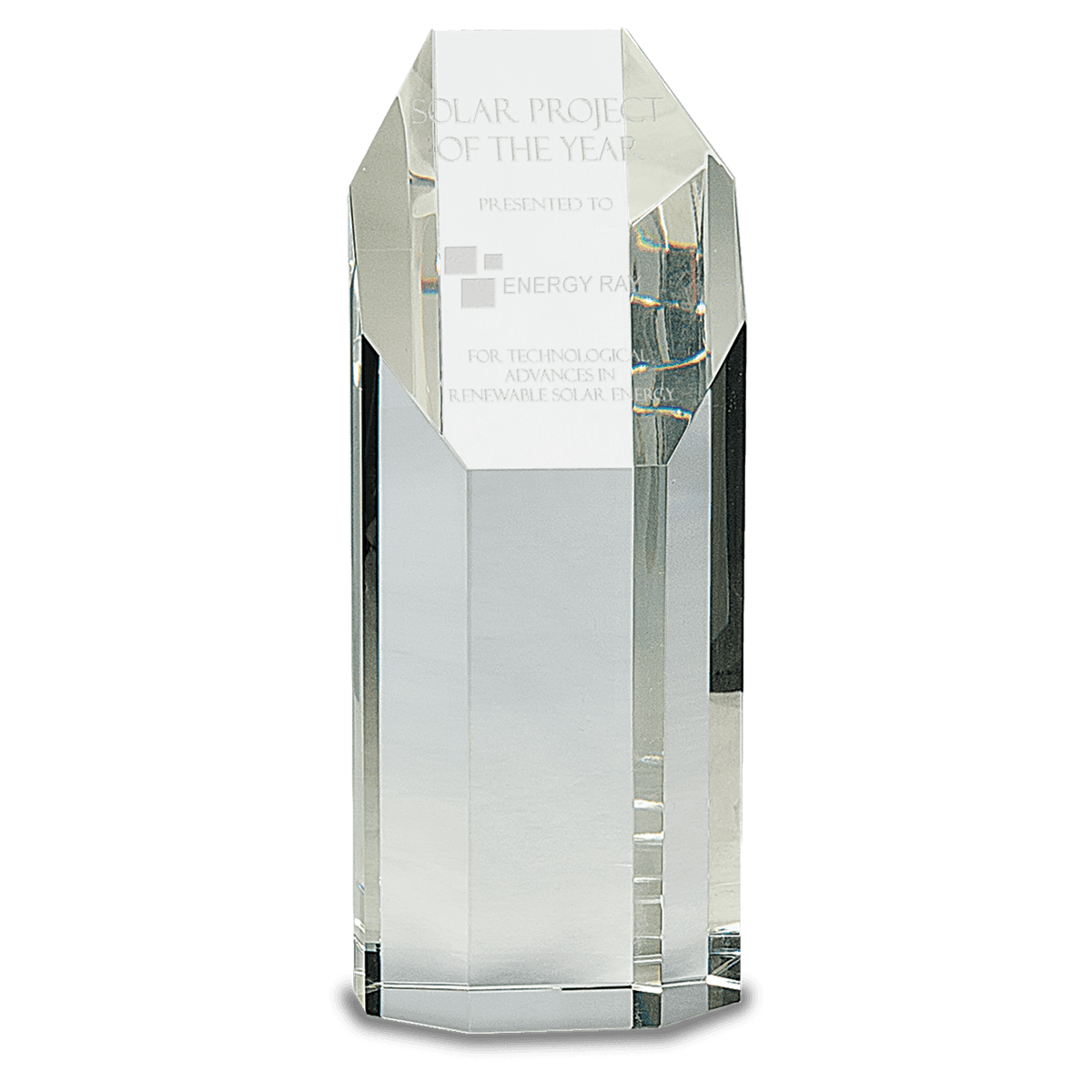 Large Crystal Octagon Tower