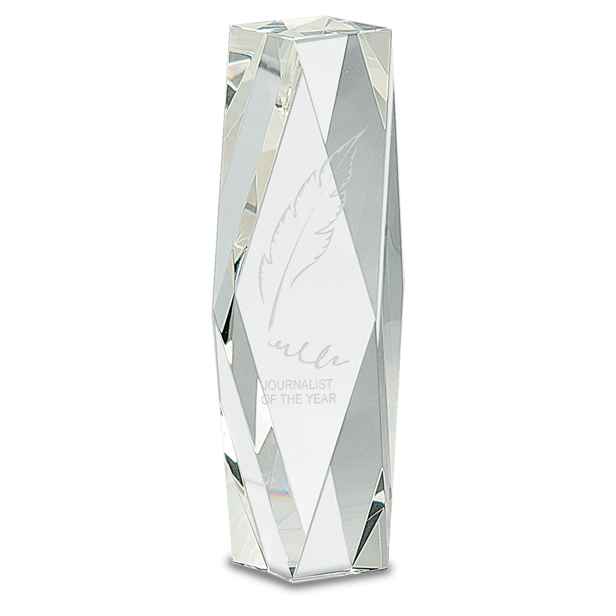 8" Crystal Facet Tower